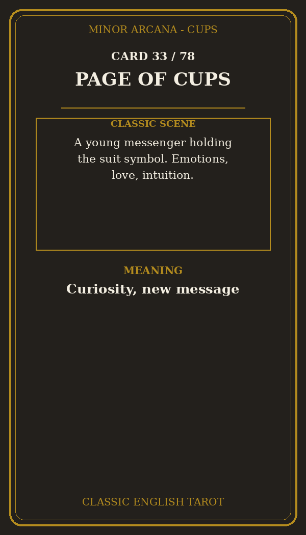 PAGE OF CUPS