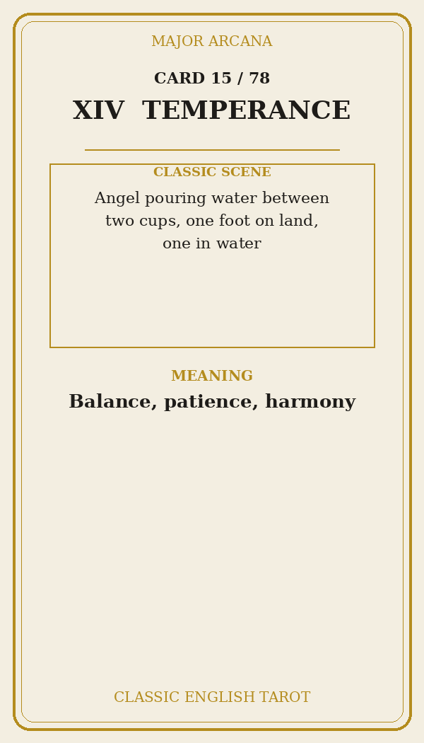 TEMPERANCE