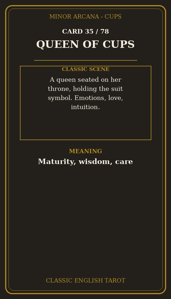 QUEEN OF CUPS