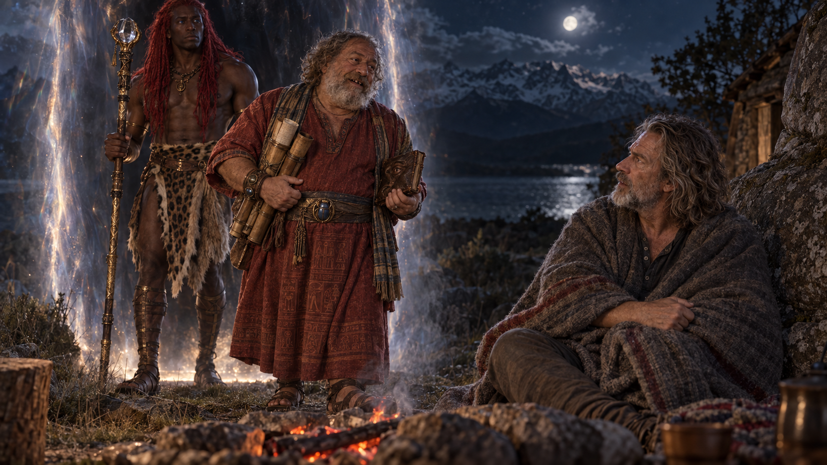 Kapitel 7: Abramelin Alkemisten — illustration ur Källan-En Tunn Silvertråd