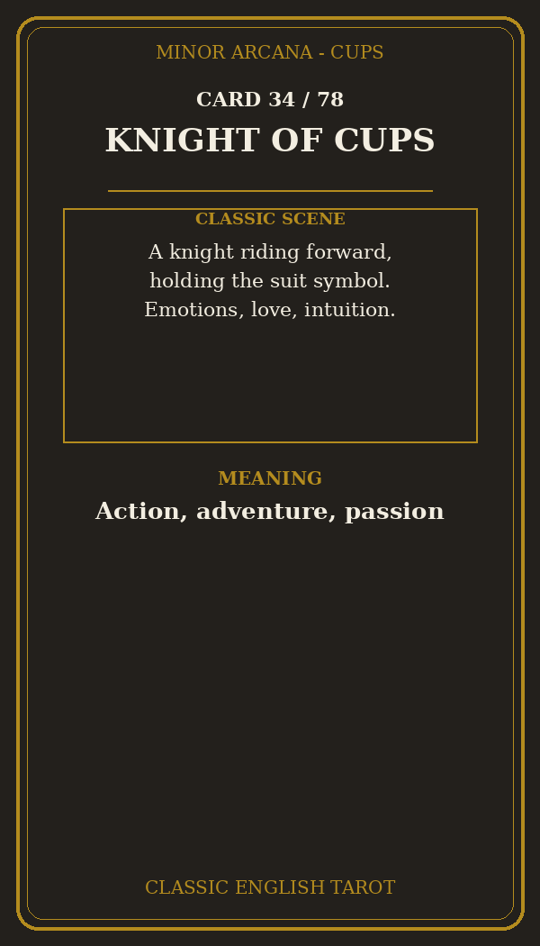KNIGHT OF CUPS