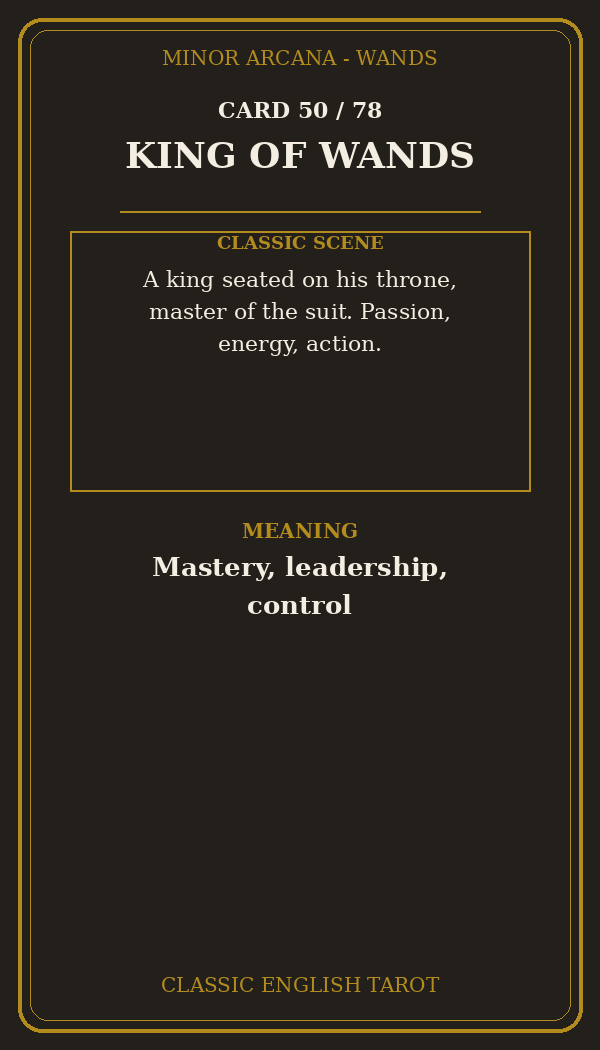 KING OF WANDS