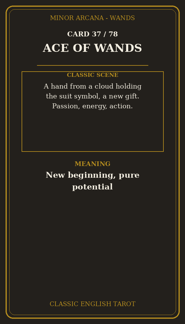 ACE OF WANDS