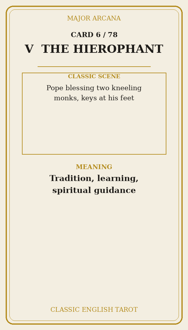 THE HIEROPHANT