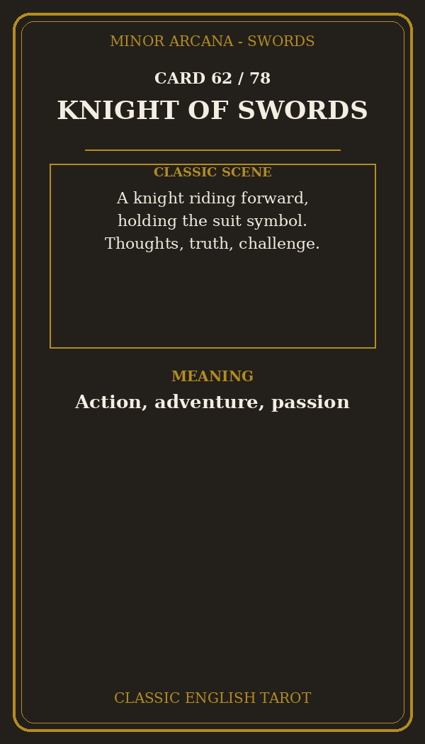 KNIGHT OF SWORDS